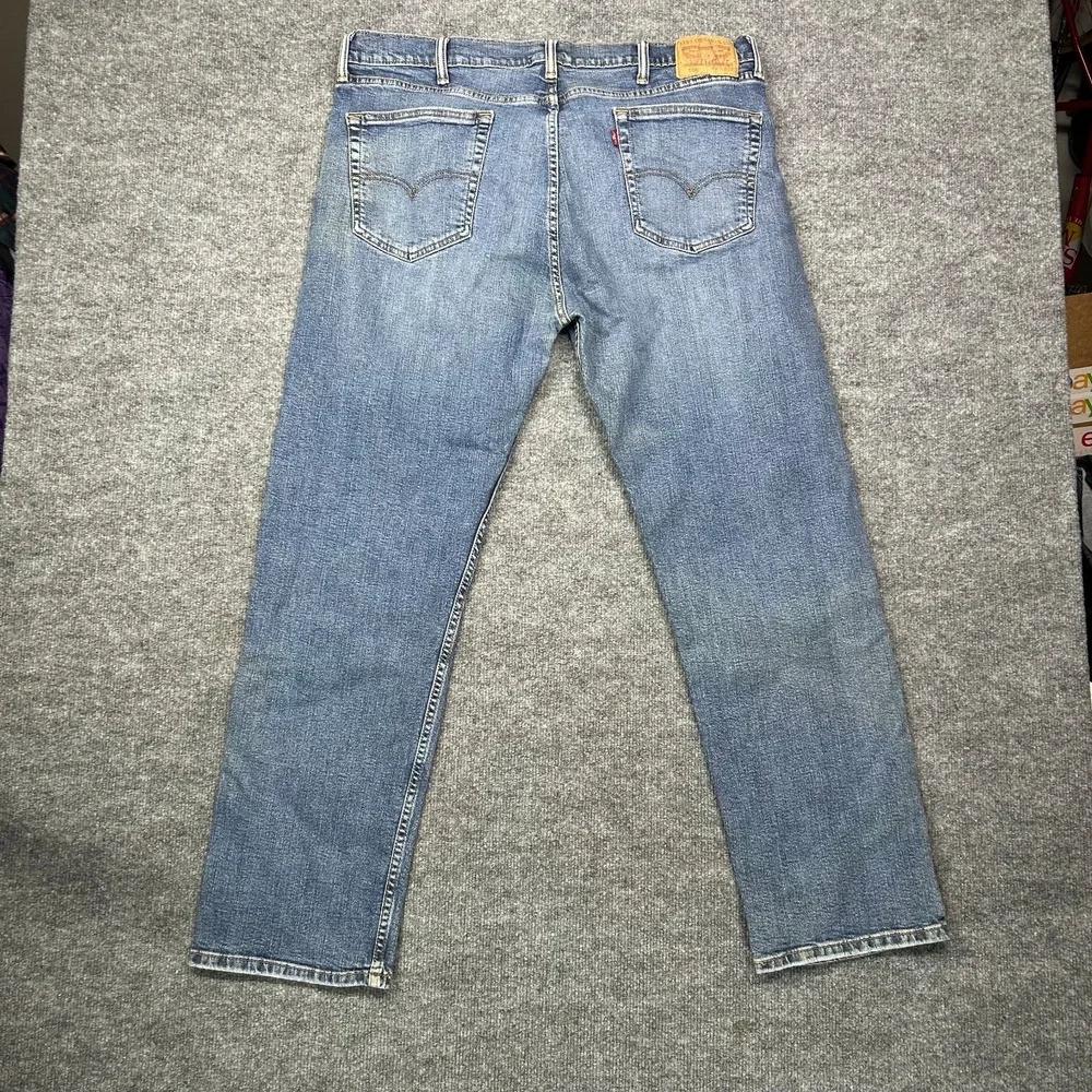 Levi's 505 Jeans Men's Blue Denim Stretch High Rise Classic Straight Fit - 40X32